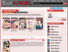 Tablet Screenshot of evilangel-video.com